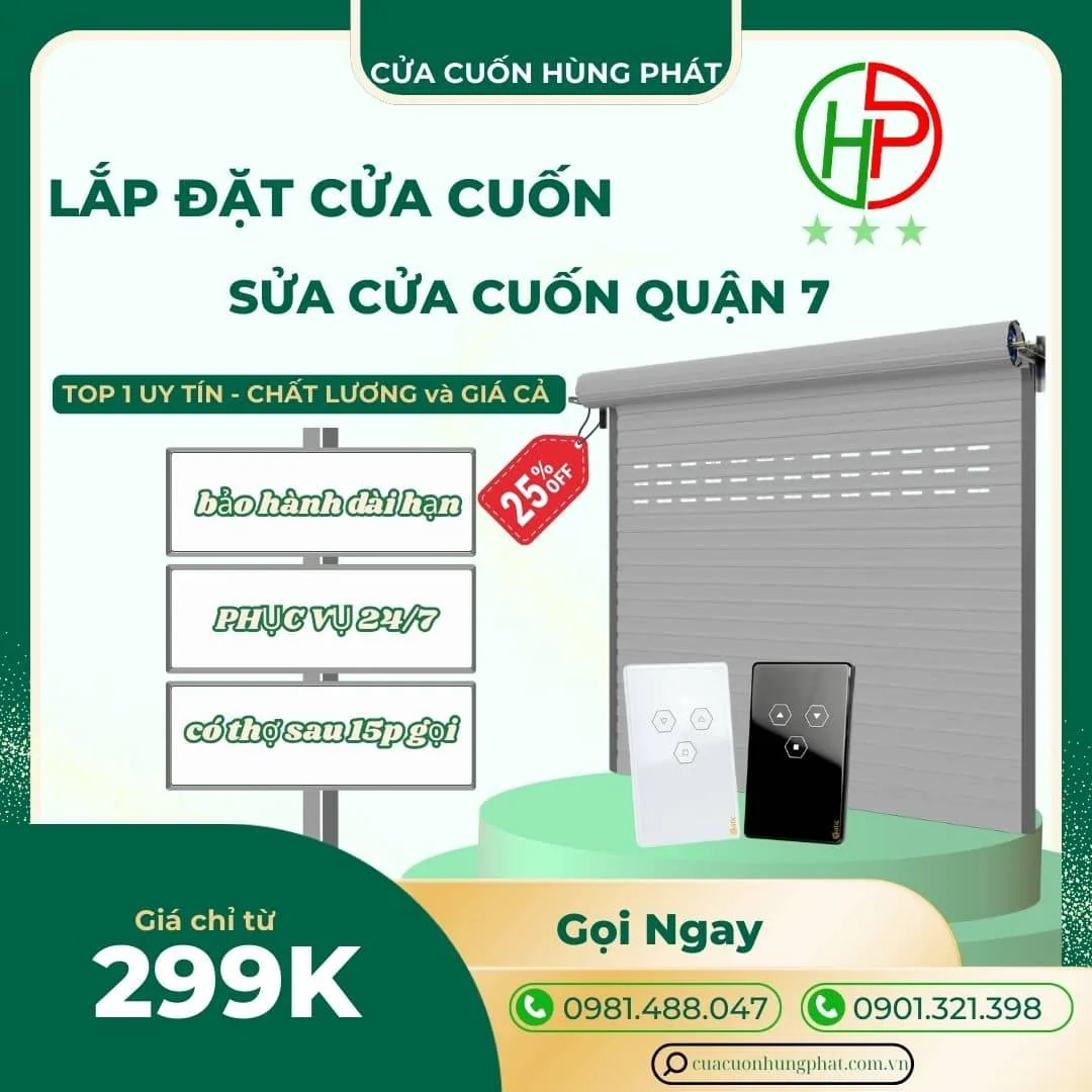 Sửa cửa cuốn quận 7 Sửa cửa cuốn quận 7