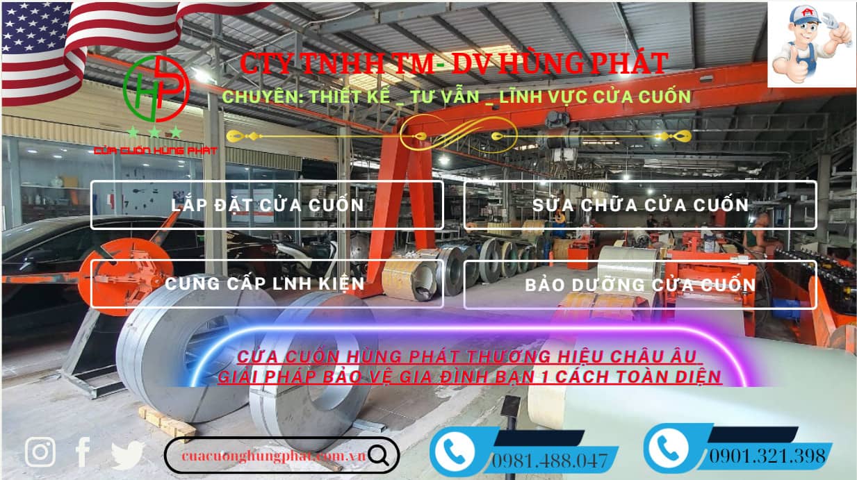 sửa cửa cuốn quận 3 hùng phát