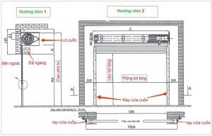 Cách lắp đặt cửa cuốn