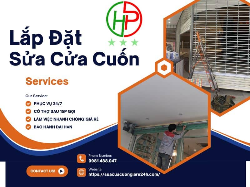 Liên Hệ Gọi Ngay Hùng Phát chuyên sửa cửa cuốn bấm không lên không xuống được